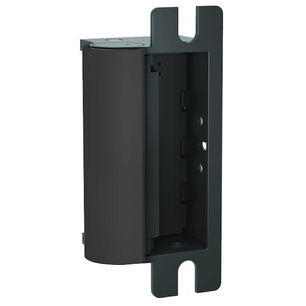Grade 1 Electric Strike Body, Fail Secure, 12/24VDC, Black Suede Powder Coat Finish